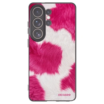 Picasee silikonowe czarne etui na Samsung Galaxy S26 Ultra - Pink Moo