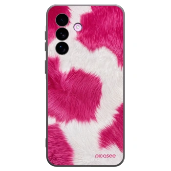 Picasee silikonowe czarne etui na Samsung Galaxy A57 5G - Pink Moo