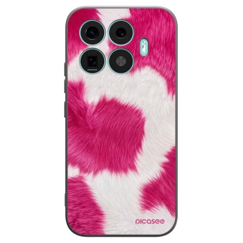 Picasee silikonowe czarne etui na Xiaomi 17T - Pink Moo