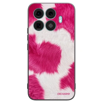 Picasee silikonowe czarne etui na Xiaomi 17T Pro - Pink Moo