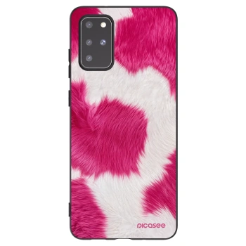 Picasee silikonowe czarne etui na Samsung Galaxy S20+ G985F - Pink Moo