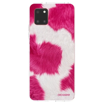 Picasee silikonowe przeźroczyste etui na Samsung Galaxy Note 10 Lite N770F - Pink Moo