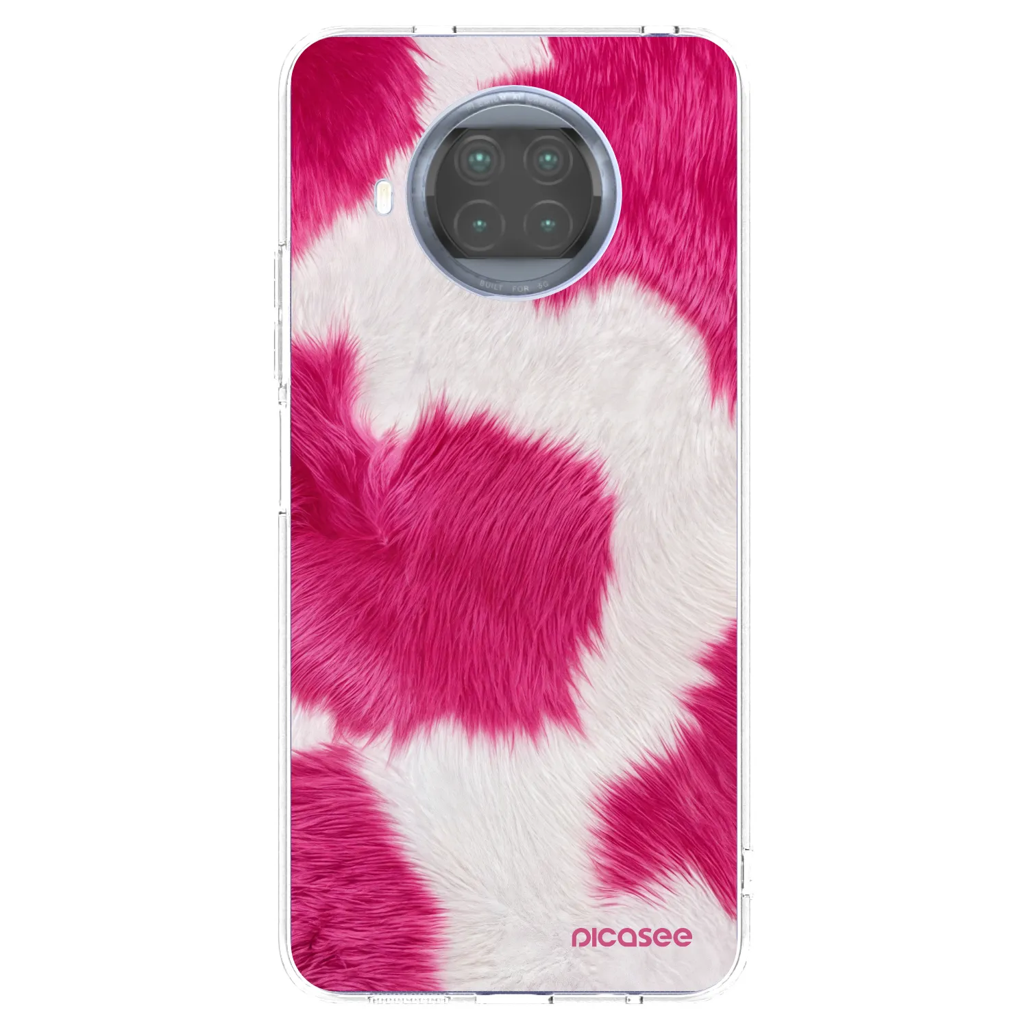 Picasee silikonowe przeźroczyste etui na Xiaomi Mi 10T Lite - Pink Moo