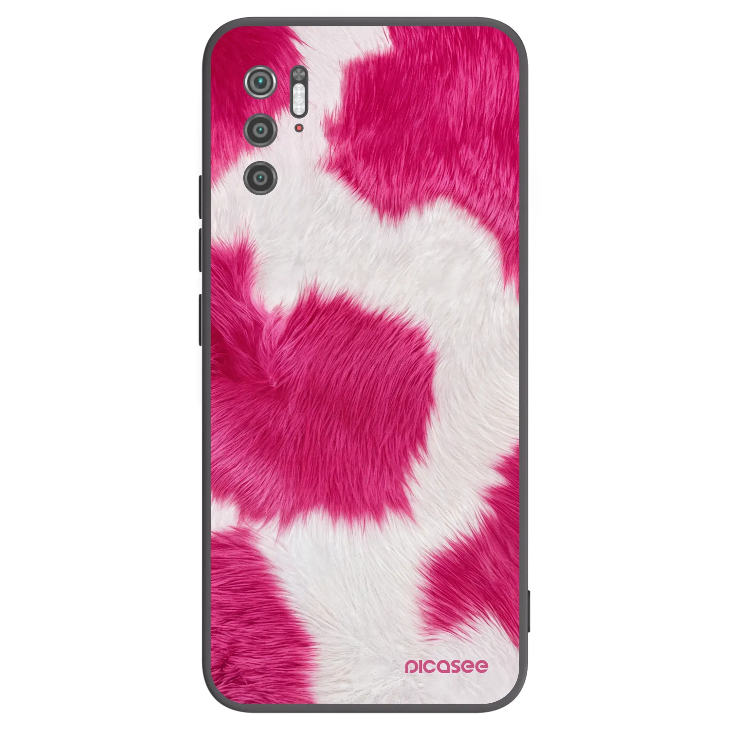 Picasee silikonowe czarne etui na Xiaomi Poco M3 Pro 5G - Pink Moo