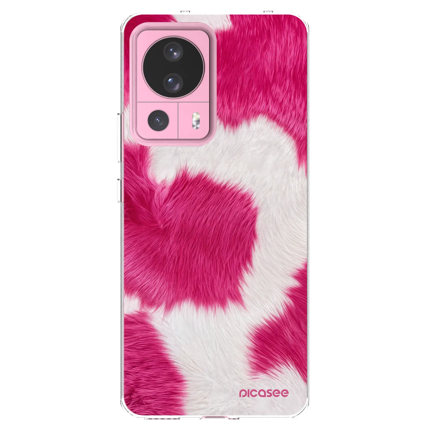 Picasee silikonowe przeźroczyste etui na Xiaomi 13 Lite - Pink Moo