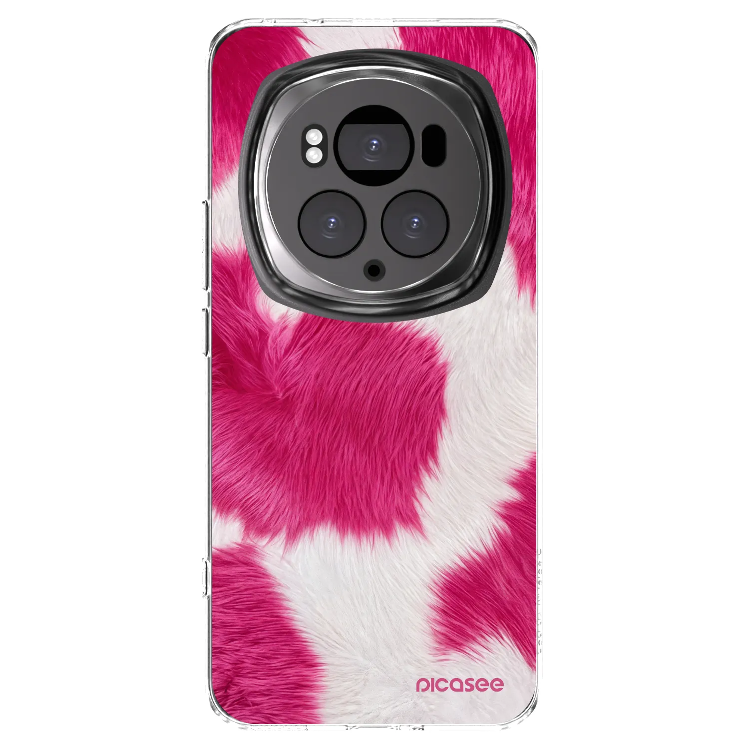Picasee silikonowe przeźroczyste etui na Honor Magic6 Pro - Pink Moo