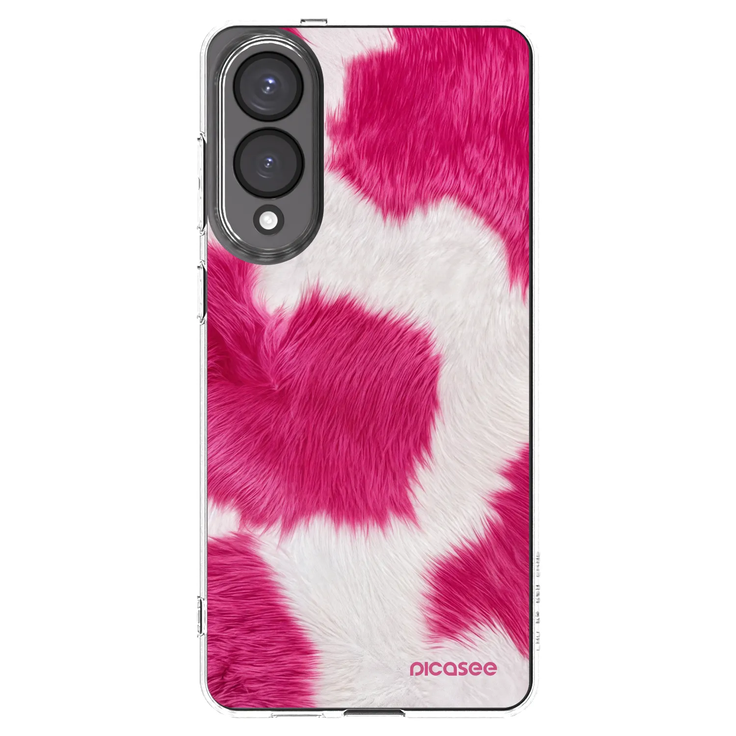 Picasee silikonowe przeźroczyste etui na Samsung Galaxy S25 Edge 5G - Pink Moo