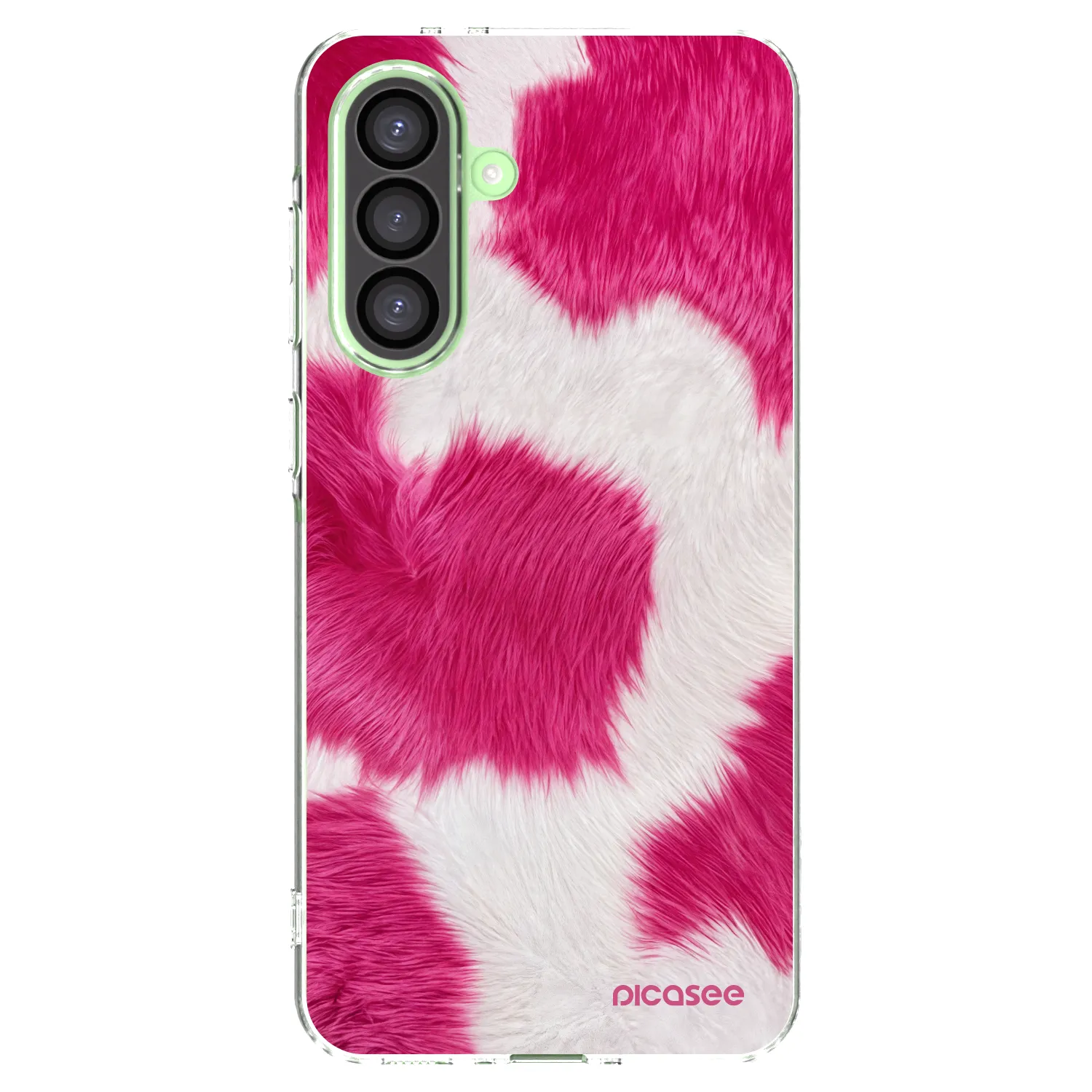Picasee silikonowe przeźroczyste etui na Samsung Galaxy A26 5G A266B - Pink Moo