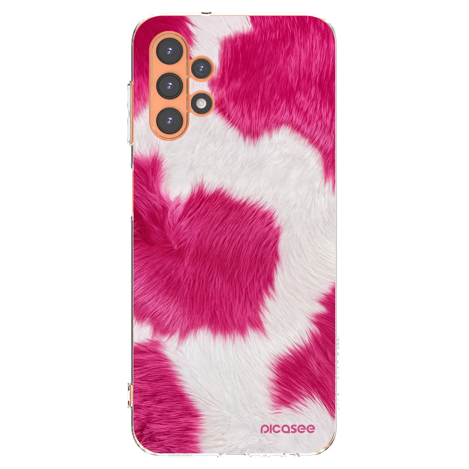 Picasee silikonowe przeźroczyste etui na Samsung Galaxy A13 5G - Pink Moo