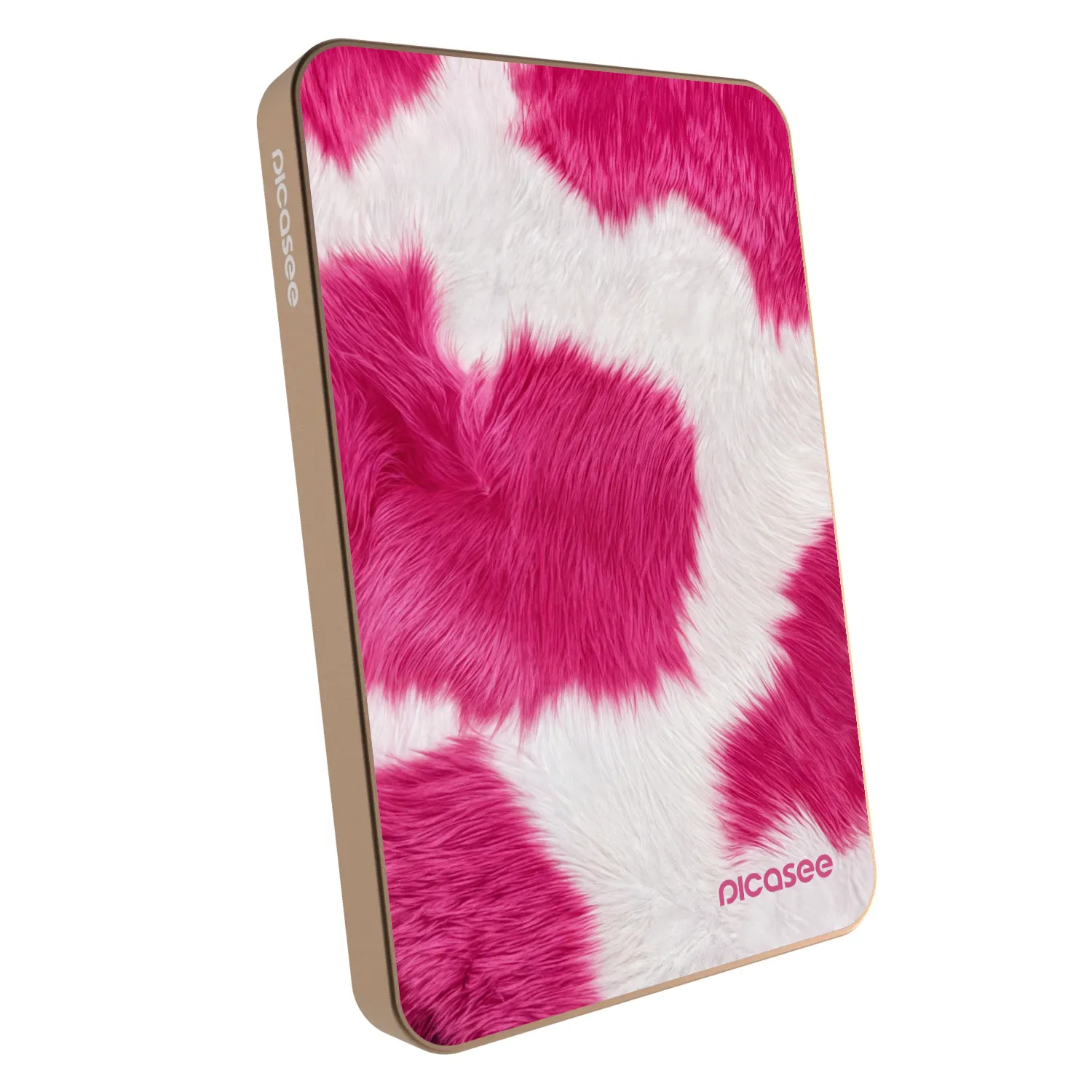 Picasee Powerbank z MagSafe 5 000 mAh Złoty - Pink Moo
