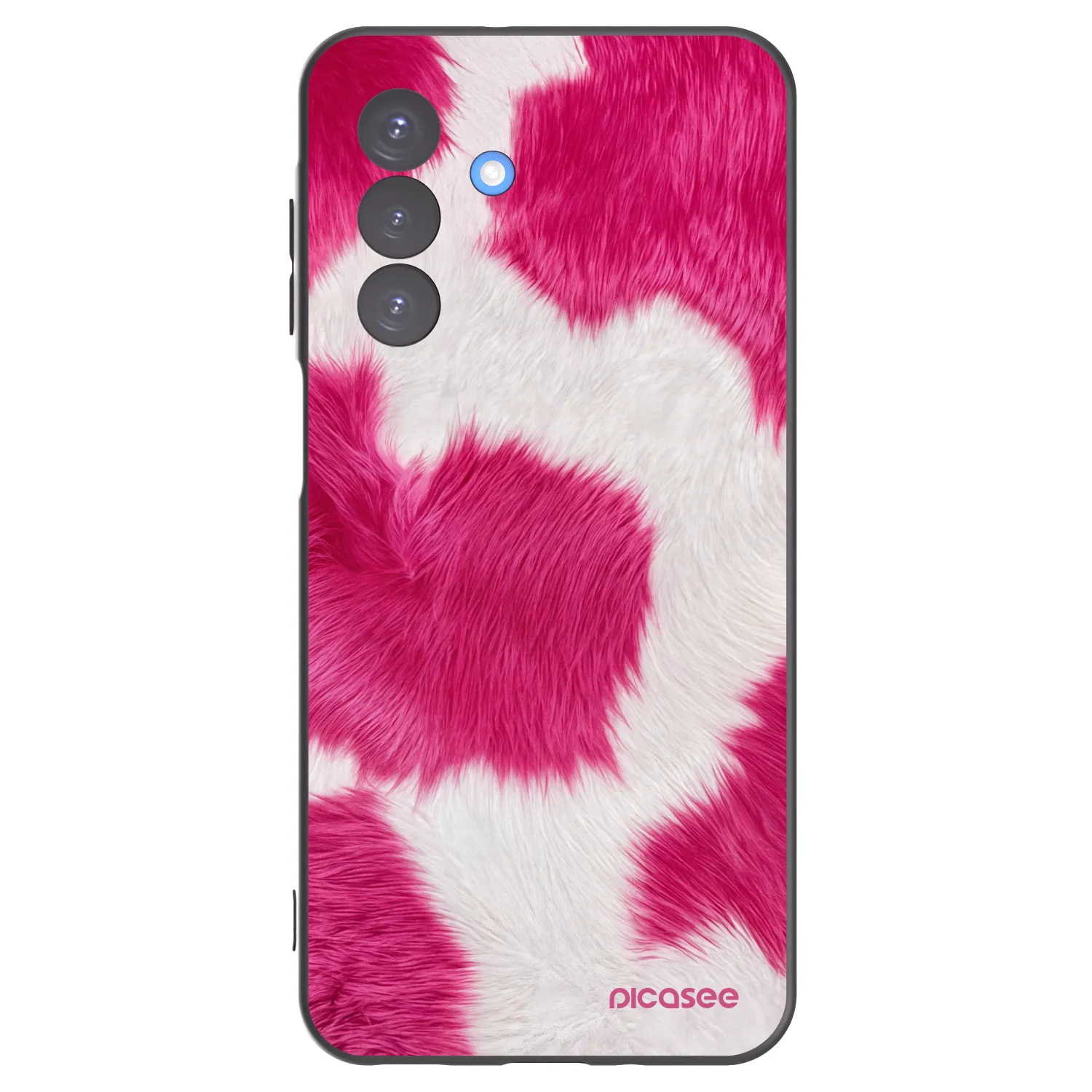 Picasee silikonowe czarne etui na Samsung Galaxy A17 5G - Pink Moo