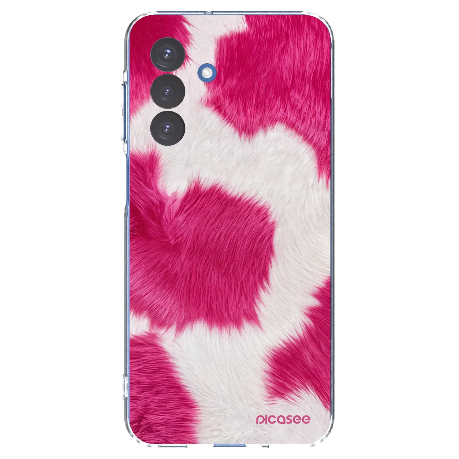 Picasee silikonowe przeźroczyste etui na Samsung Galaxy A17 5G - Pink Moo