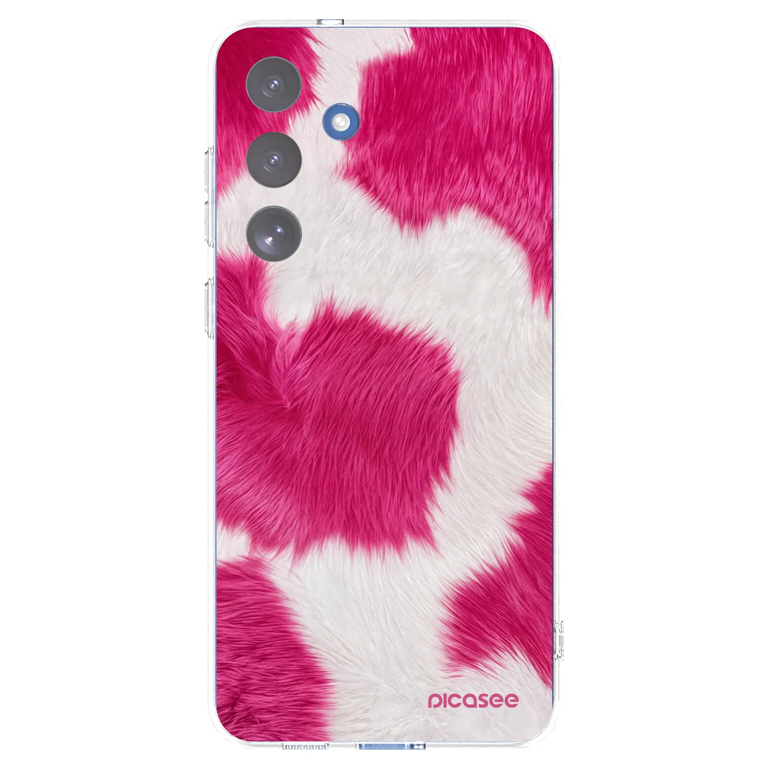 Picasee silikonowe przeźroczyste etui na Samsung Galaxy S25 FE 5G - Pink Moo