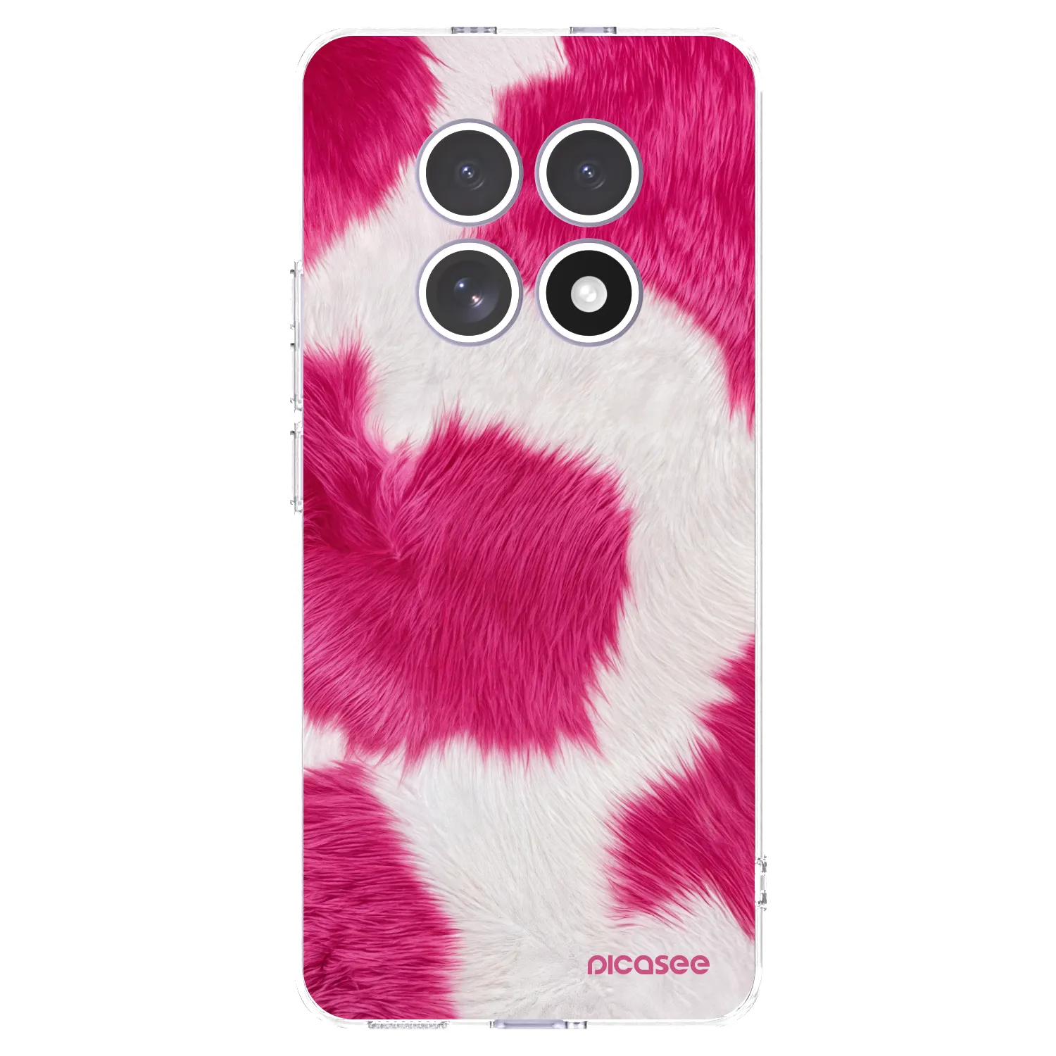 Picasee silikonowe przeźroczyste etui na Xiaomi Redmi Note 15 4G - Pink Moo