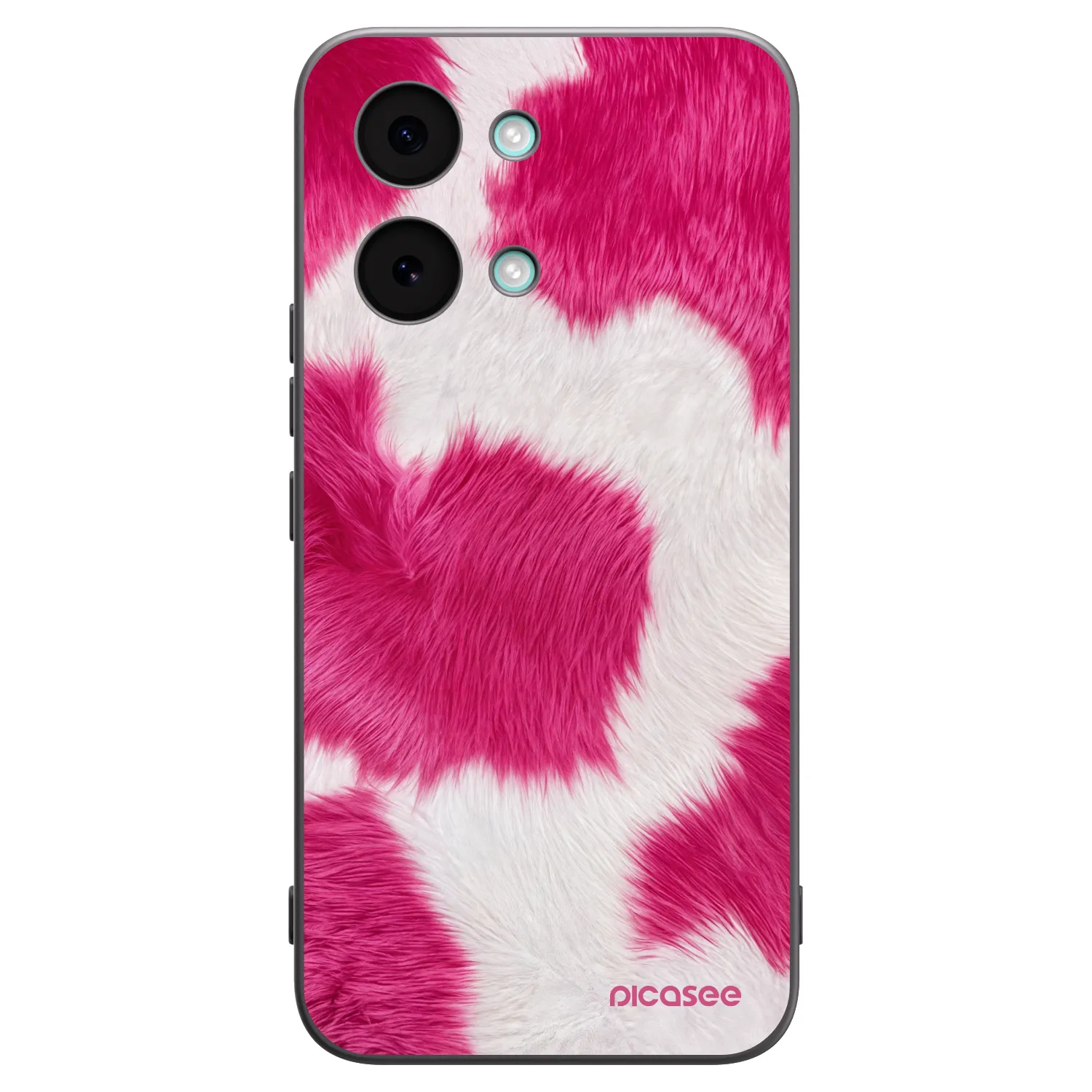 Picasee silikonowe czarne etui na Xiaomi Poco X8 Pro Max - Pink Moo