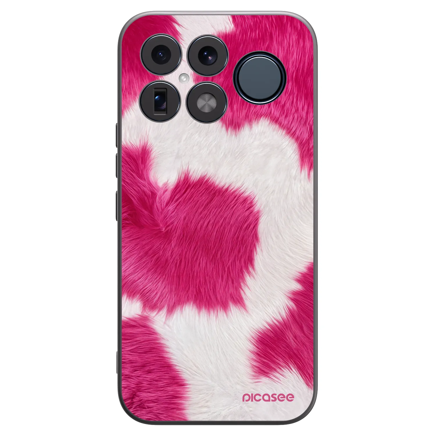Picasee silikonowe czarne etui na Xiaomi Poco F8 Ultra - Pink Moo