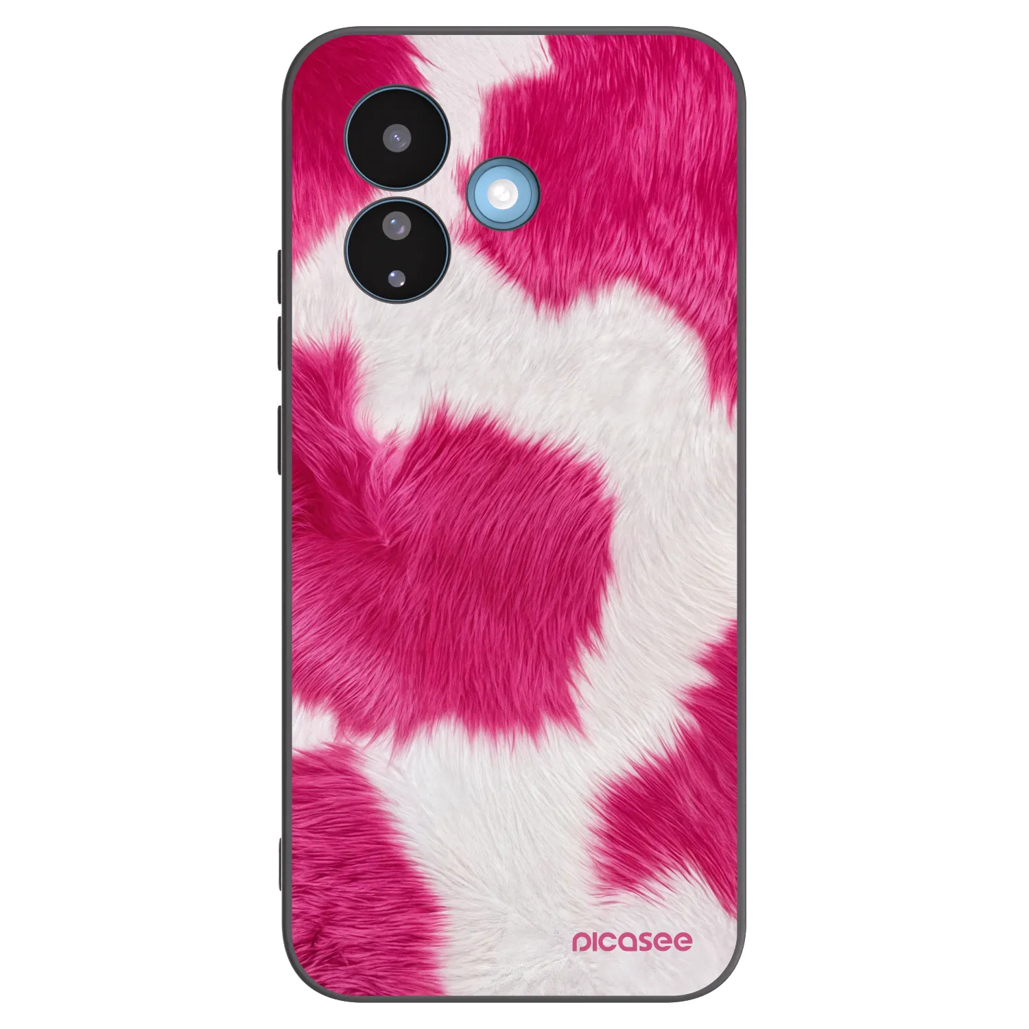 Picasee silikonowe czarne etui na Xiaomi Redmi Note 17 Pro 5G - Pink Moo