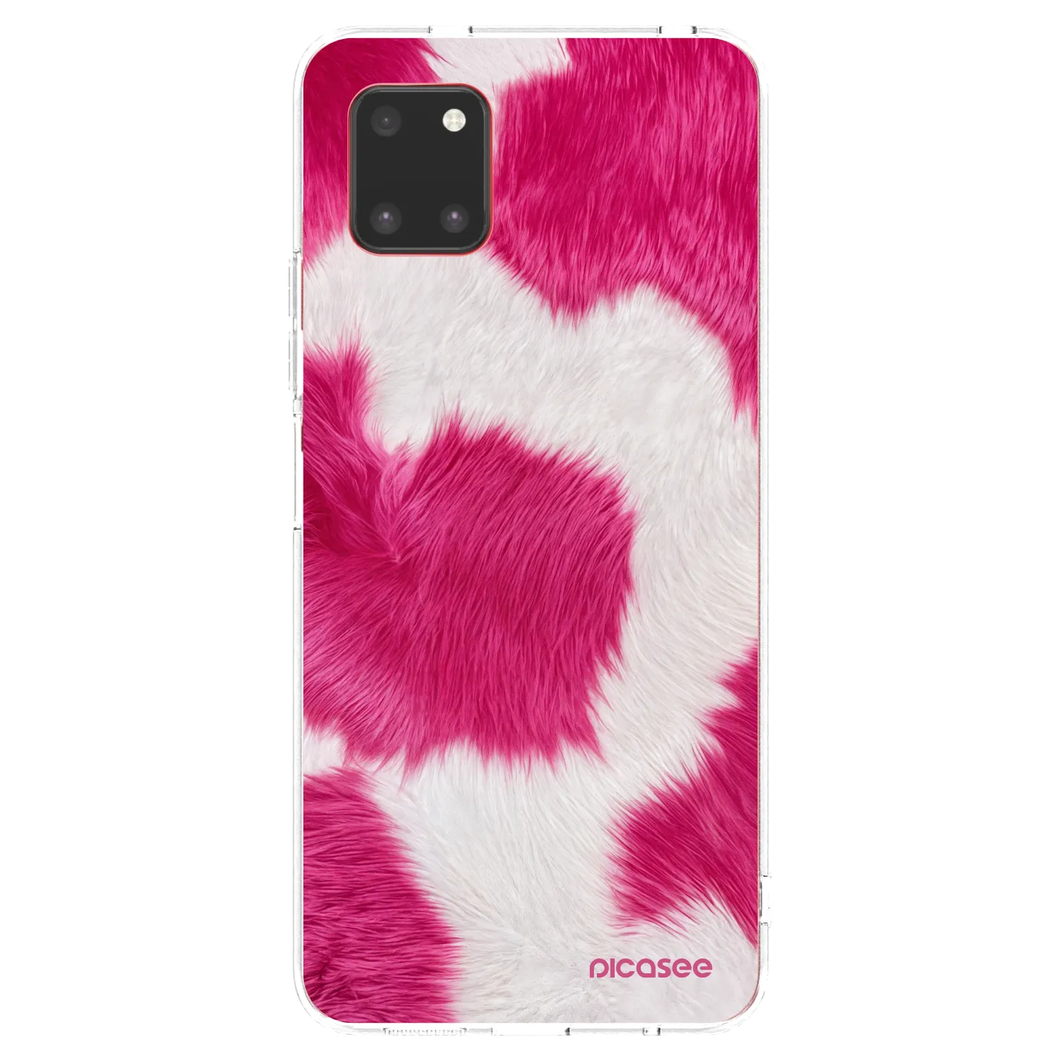 Picasee silikonowe przeźroczyste etui na Samsung Galaxy Note 10 Lite N770F - Pink Moo