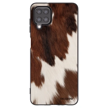 Picasee silikonowe czarne etui na Samsung Galaxy A12 A125F - Rustica
