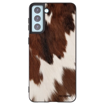 Picasee silikonowe czarne etui na Samsung Galaxy S21+ 5G G996F - Rustica