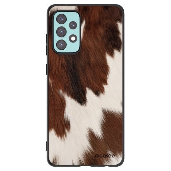 Picasee silikonowe czarne etui na Samsung Galaxy A72 A725F - Rustica