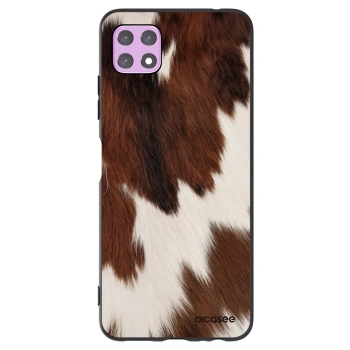 Picasee silikonowe czarne etui na Samsung Galaxy A22 A226B 5G - Rustica