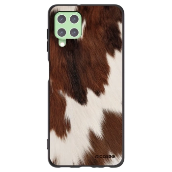 Picasee silikonowe czarne etui na Samsung Galaxy A22 A225F 4G - Rustica