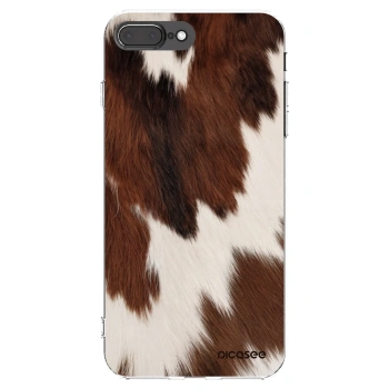 Picasee silikonowe przeźroczyste etui na Apple iPhone 8 Plus - Rustica