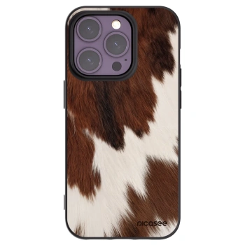 Picasee silikonowe czarne etui na Apple iPhone 14 Pro - Rustica