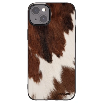 Picasee silikonowe czarne etui na Apple iPhone 15 Plus - Rustica