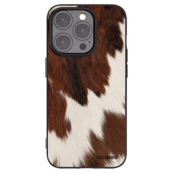 Picasee silikonowe czarne etui na Apple iPhone 15 Pro - Rustica