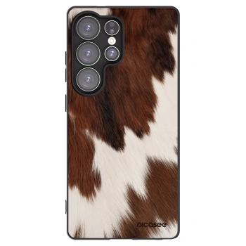 Picasee silikonowe czarne etui na Samsung Galaxy S25 Ultra 5G - Rustica