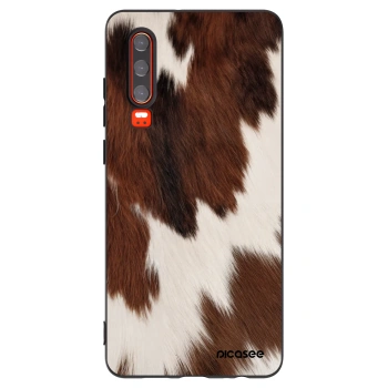 Picasee silikonowe czarne etui na Huawei P30 - Rustica