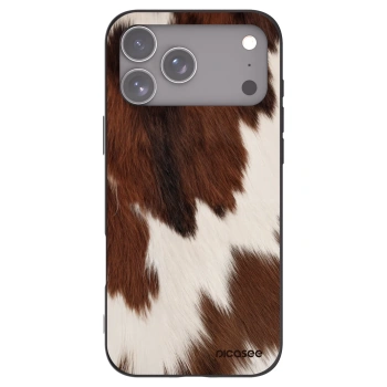 Picasee silikonowe czarne etui na Apple iPhone 17 Pro Max - Rustica