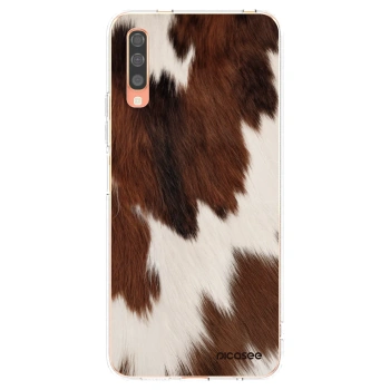 Picasee silikonowe przeźroczyste etui na Samsung Galaxy A70 A705F - Rustica