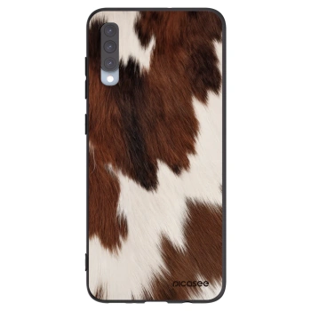 Picasee silikonowe czarne etui na Samsung Galaxy A70 A705F - Rustica