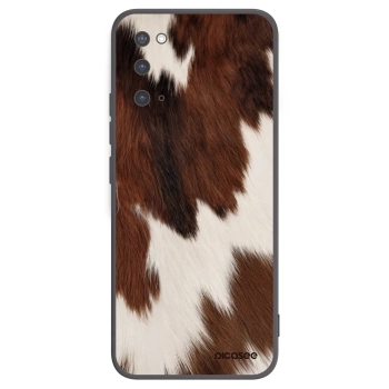 Picasee silikonowe czarne etui na Samsung Galaxy S20 G980F - Rustica