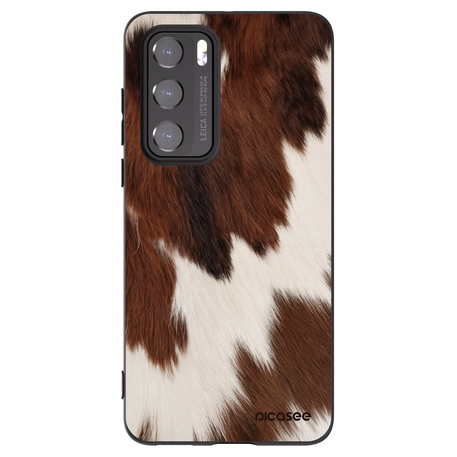 Picasee silikonowe czarne etui na Huawei P40 - Rustica