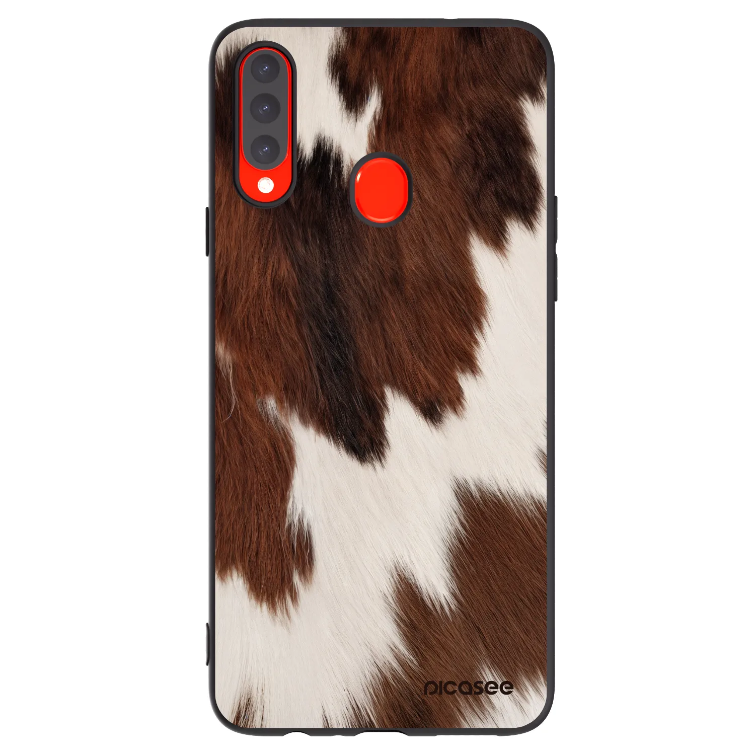 Picasee silikonowe czarne etui na Samsung Galaxy A20s - Rustica