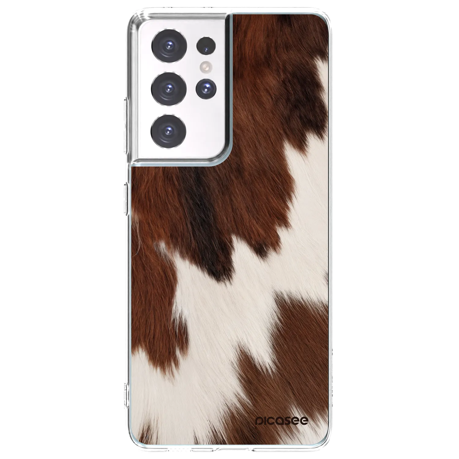 Picasee silikonowe przeźroczyste etui na Samsung Galaxy S21 Ultra 5G G998B - Rustica