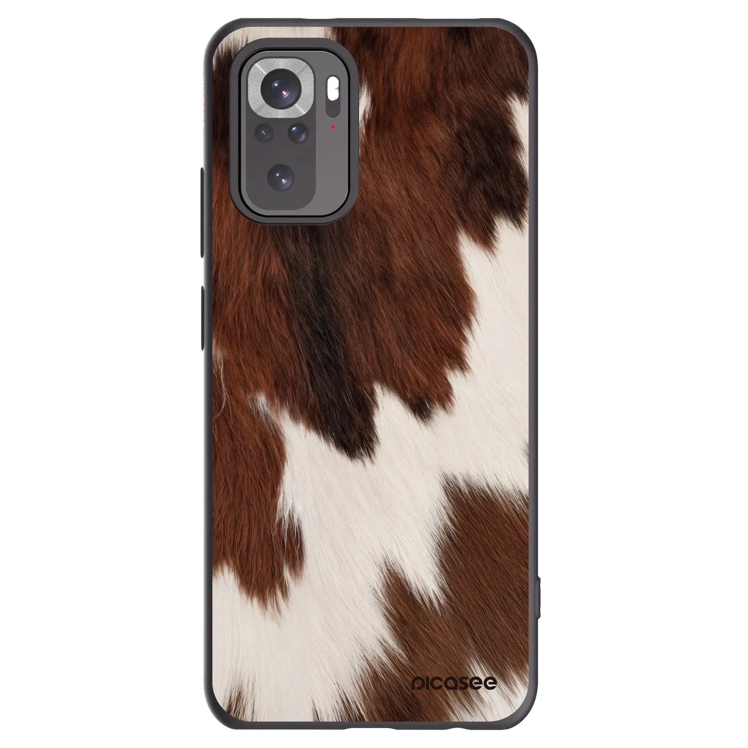 Picasee silikonowe czarne etui na Xiaomi Redmi Note 10 - Rustica