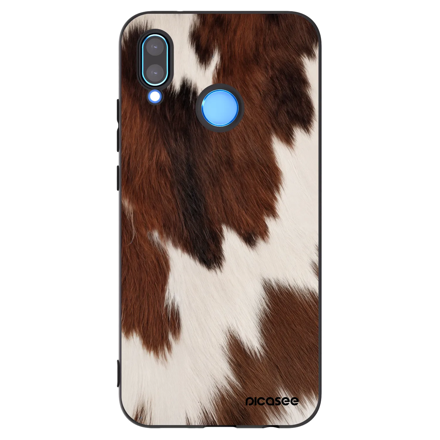 Picasee silikonowe czarne etui na Huawei P20 Lite - Rustica