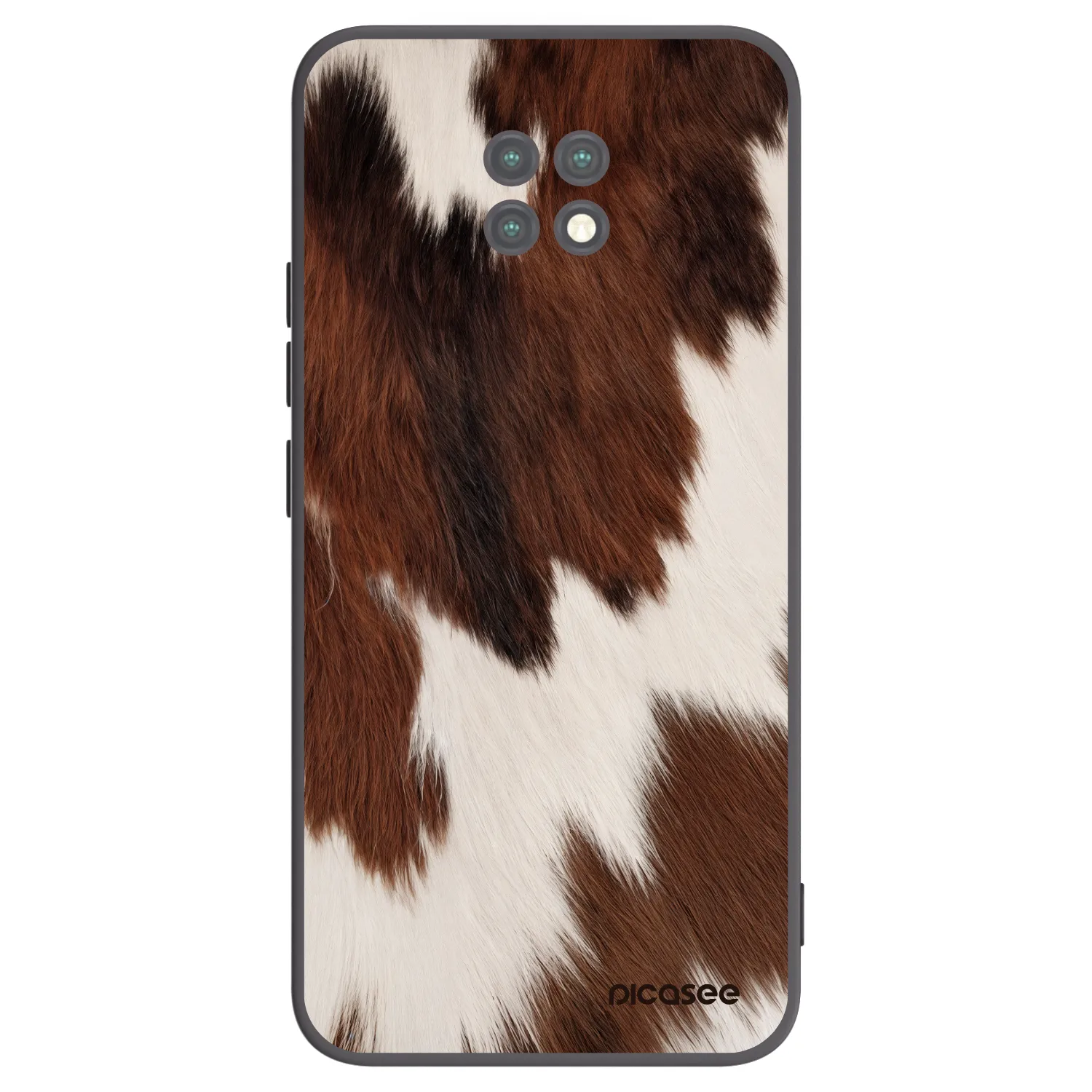 Picasee silikonowe czarne etui na Xiaomi Redmi Note 9T - Rustica