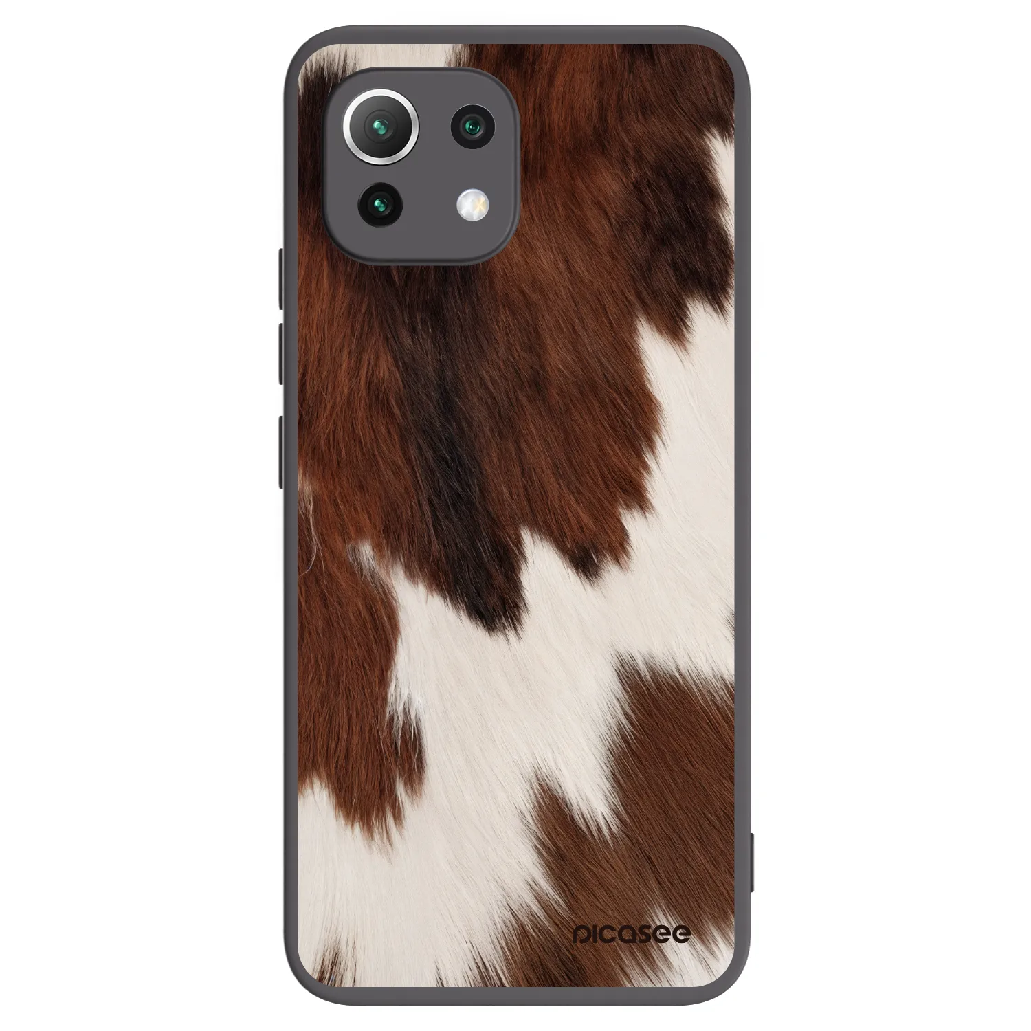 Picasee silikonowe czarne etui na Xiaomi 11 Lite 5G NE - Rustica