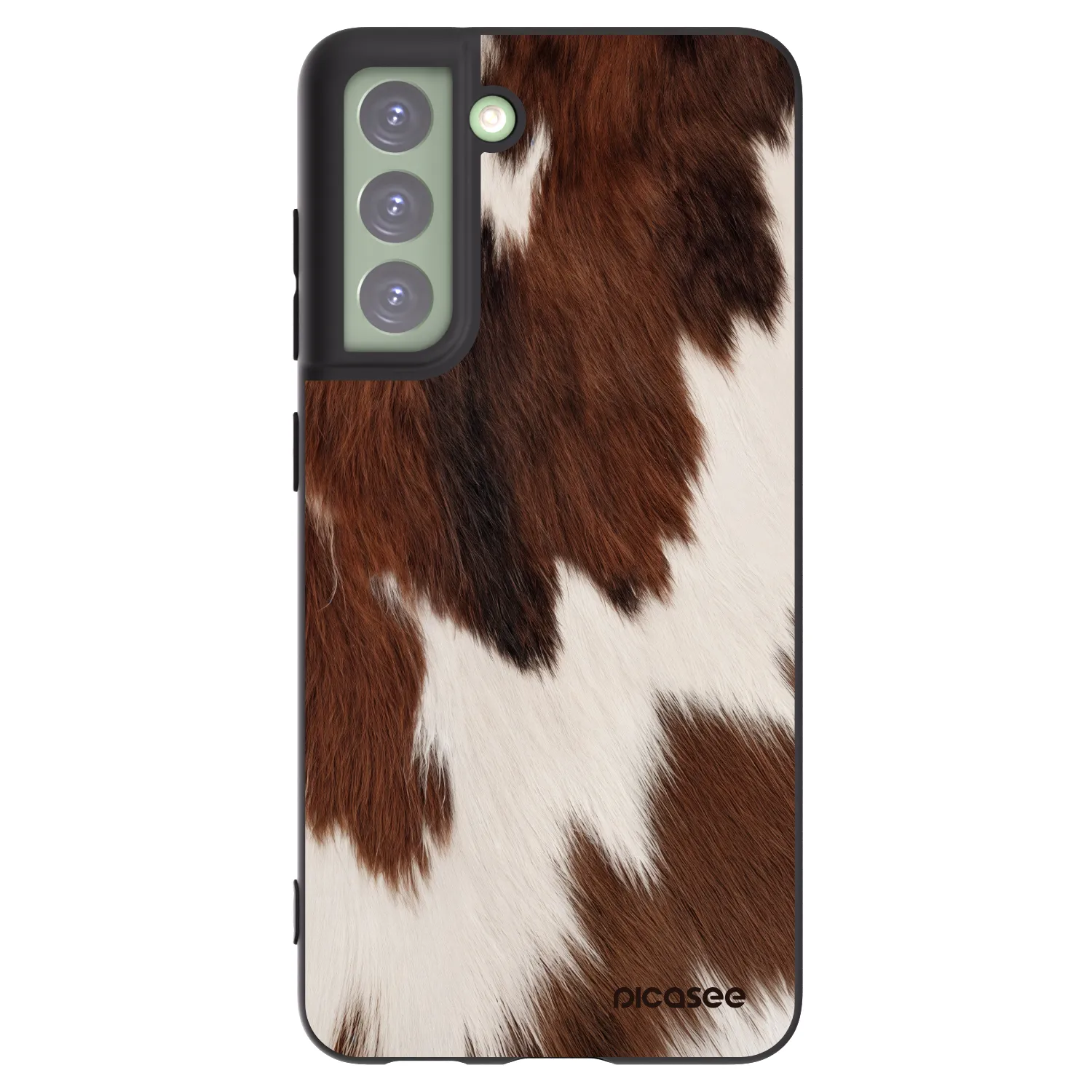 Picasee silikonowe czarne etui na Samsung Galaxy S21 FE 5G - Rustica