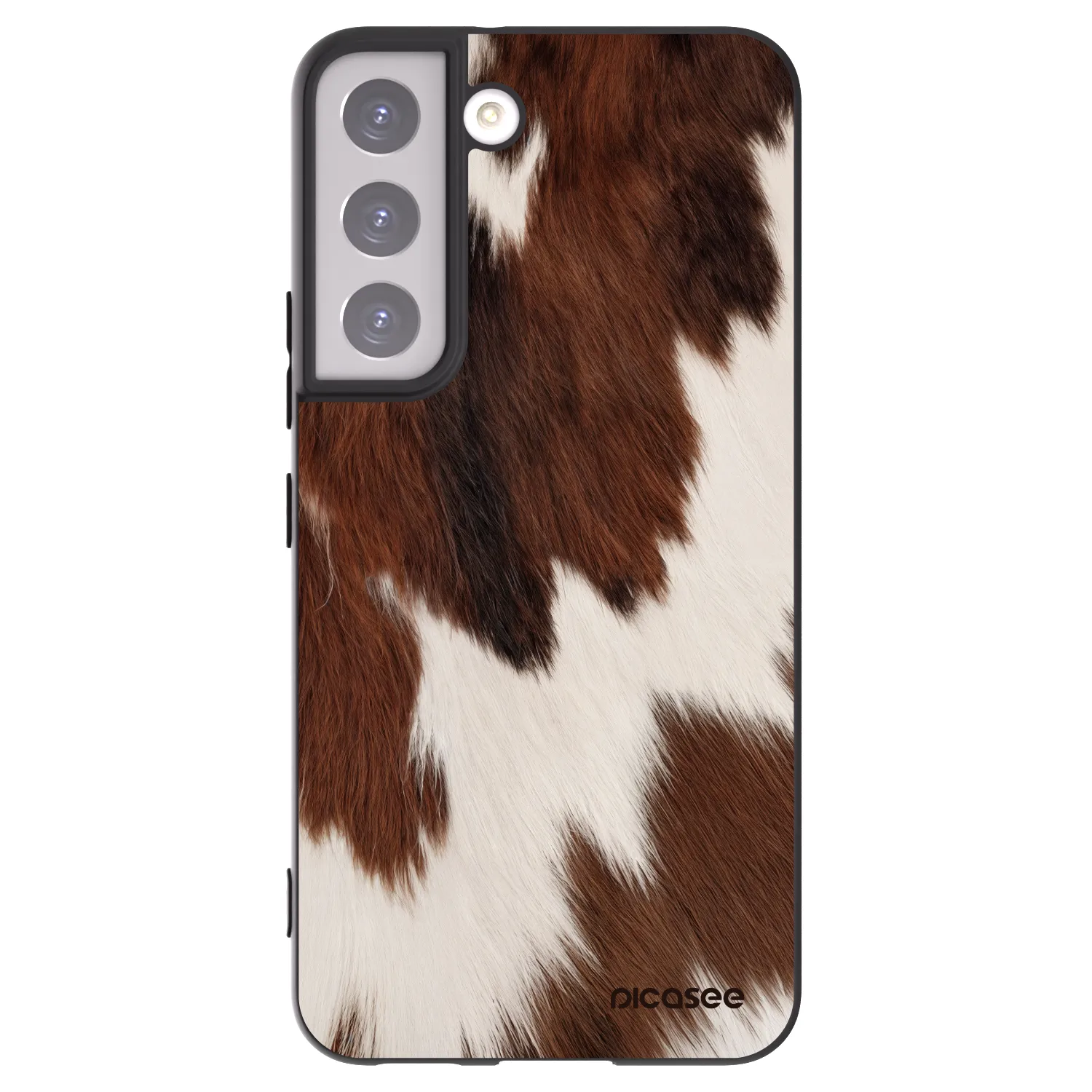 Picasee silikonowe czarne etui na Samsung Galaxy S22 5G - Rustica