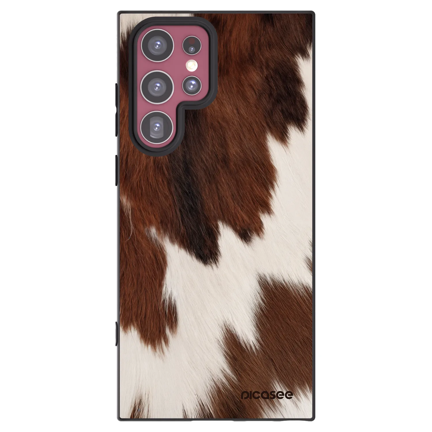 Picasee silikonowe czarne etui na Samsung Galaxy S22 Ultra 5G - Rustica