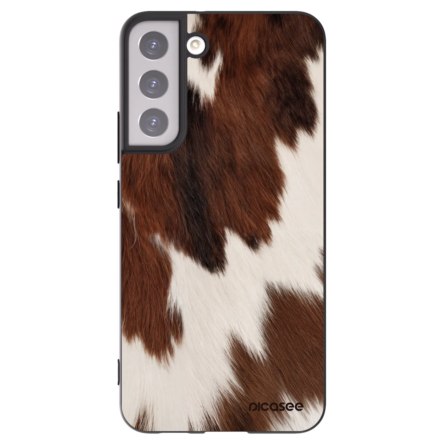 Picasee silikonowe czarne etui na Samsung Galaxy S22+ 5G - Rustica