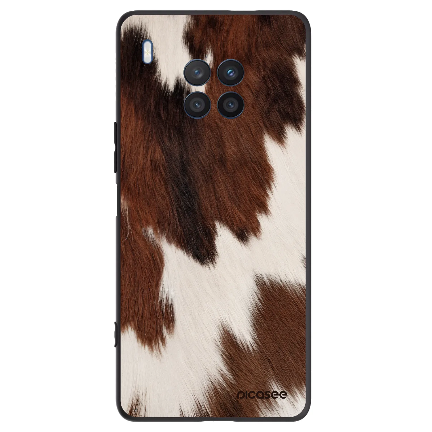 Picasee silikonowe czarne etui na Honor 50 Lite - Rustica