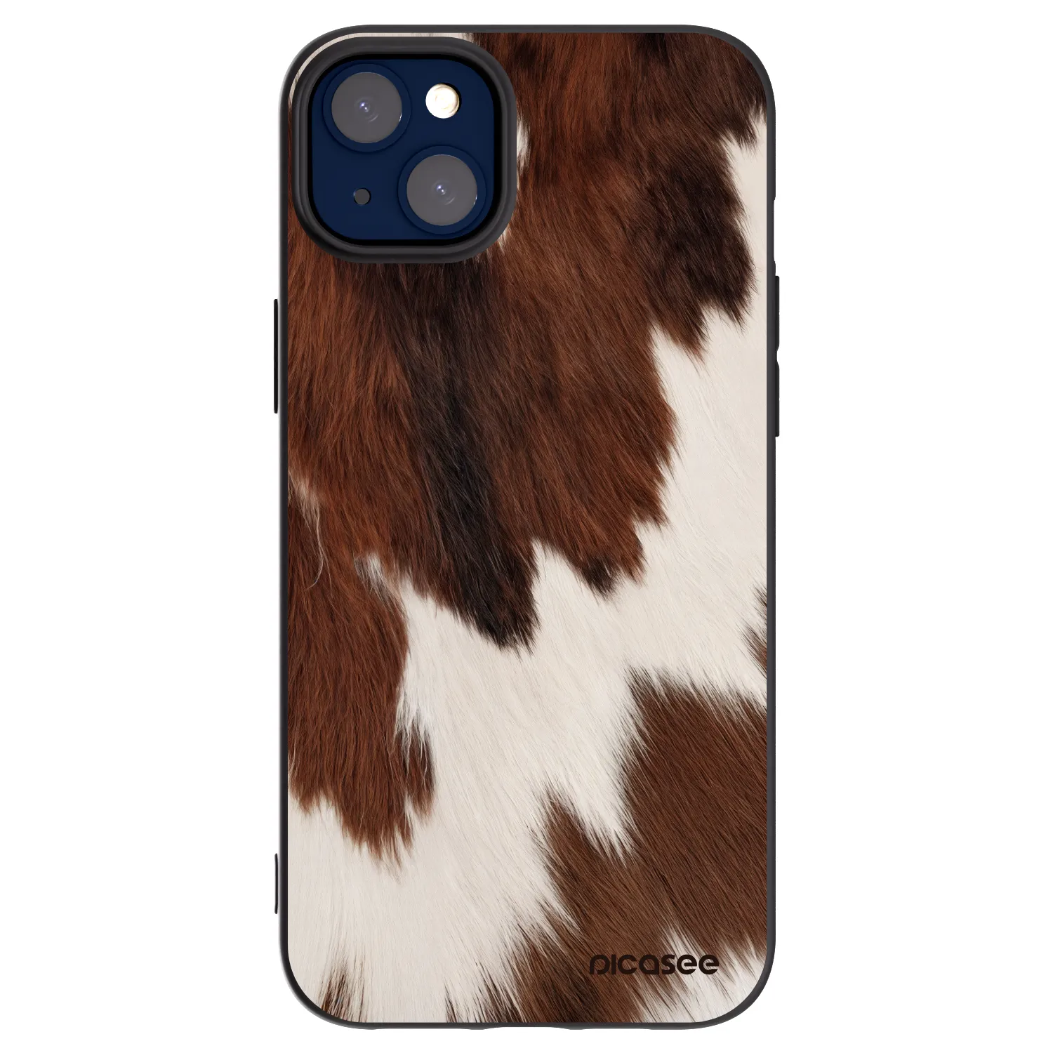 Picasee silikonowe czarne etui na Apple iPhone 14 Plus - Rustica